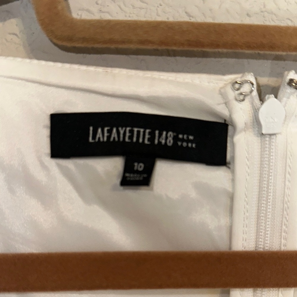 Elegant White‎ and Black Dress by 148 Lafayette - Picture 3 of 5